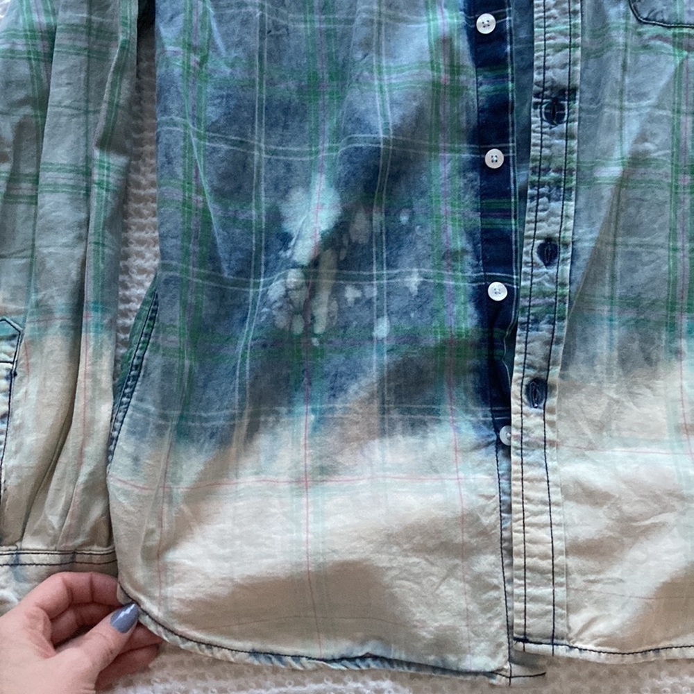 Distressed button down - Picture 3 of 6